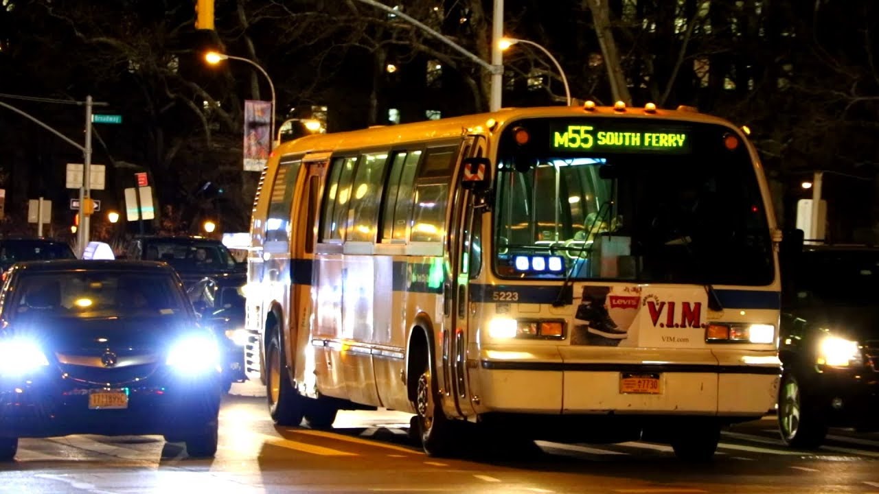 MTA New York City Bus 1999 Nova Bus RTS-06 5223 & 5242 On The M20 & M55