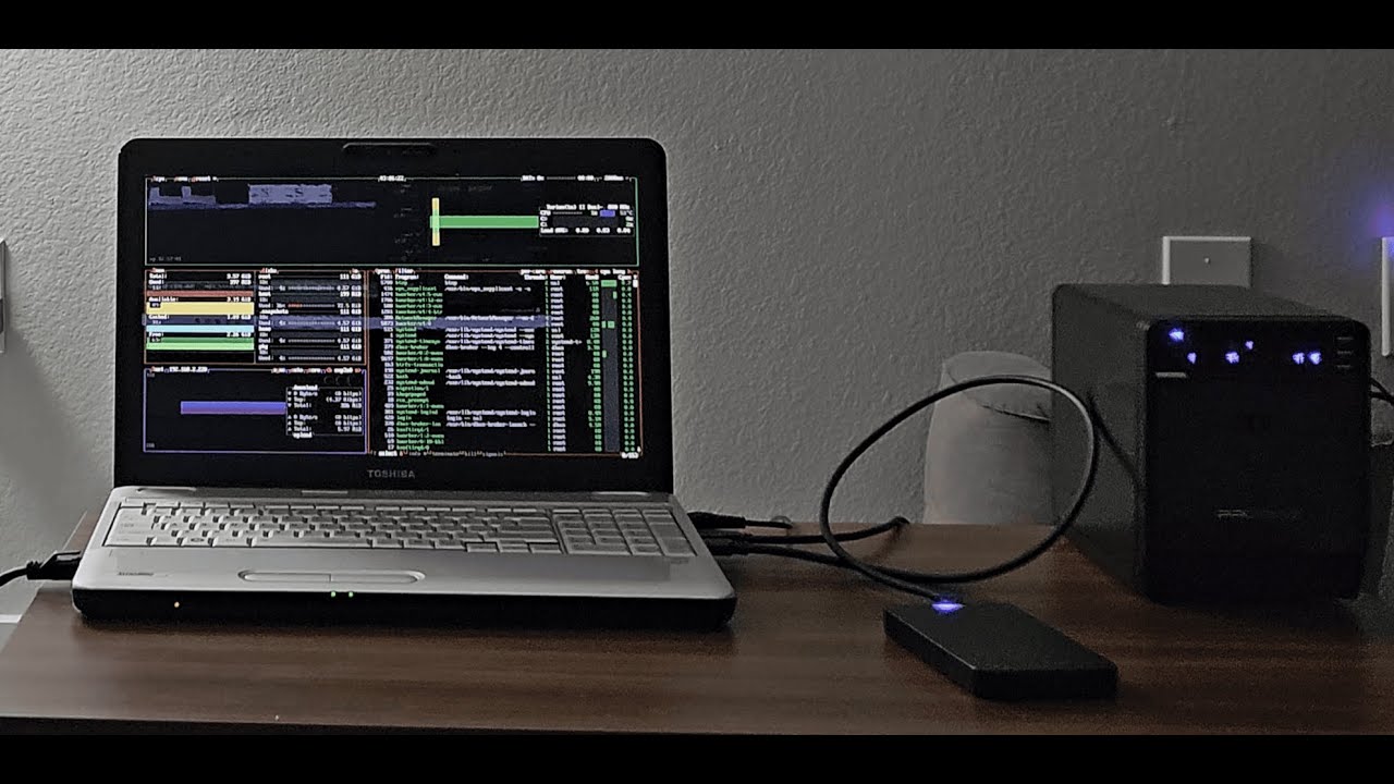 Can a Laptop from 2009 be used as a NAS?
