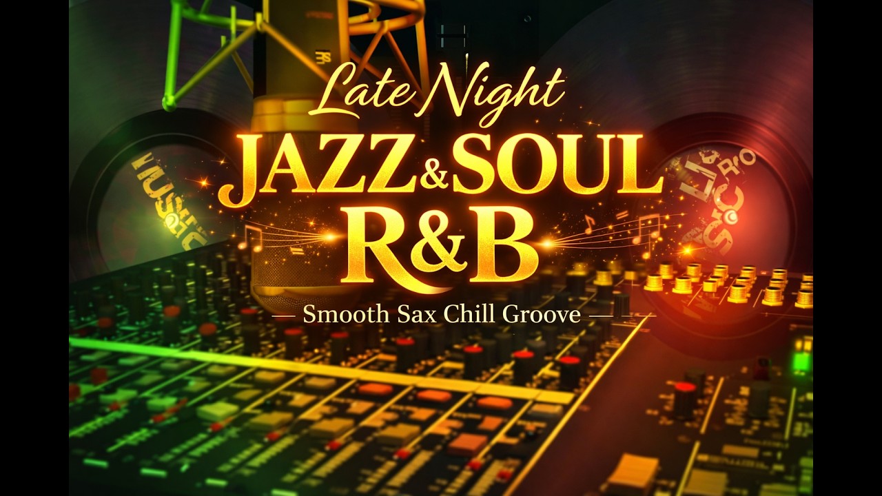 🎷 Jazz & Soul R&B – Late Night Sax Vibes | Smooth Chill Groove for Relaxing Moments ✨