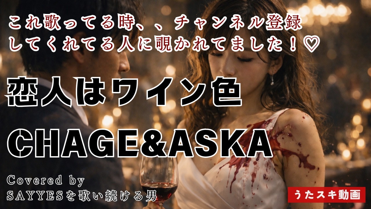 恋人はワイン色／CHAGE&ASUKA【これ歌ってる時に奇跡が起きました！！】#cover