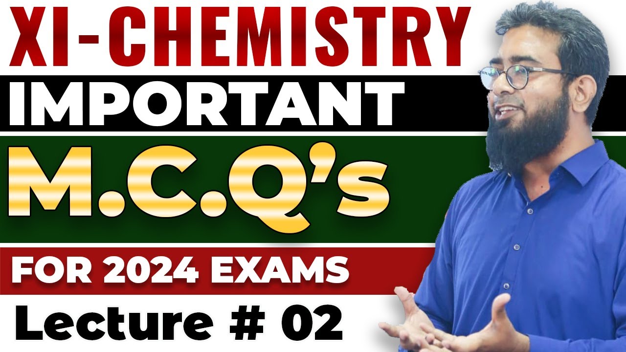 XII-Chemistry Important MCQs (Lec#2)