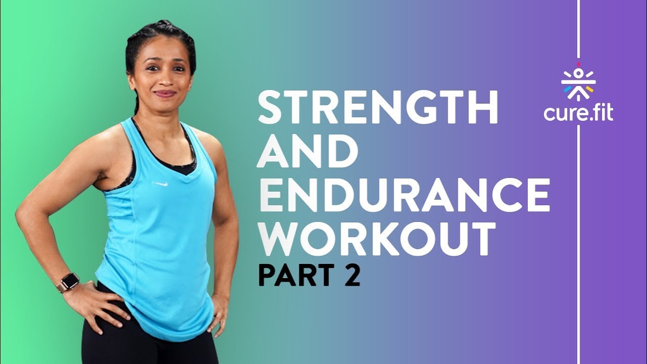 Full Body Strength & Endurance Workout | Cult Fit | No Equipment Needed | 