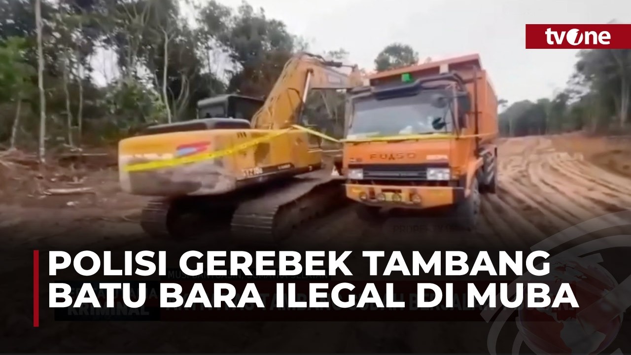 Tambang Batu Bara Ilegal di Muba Dibongkar Polisi, 2 Orang Jadi Tersangka