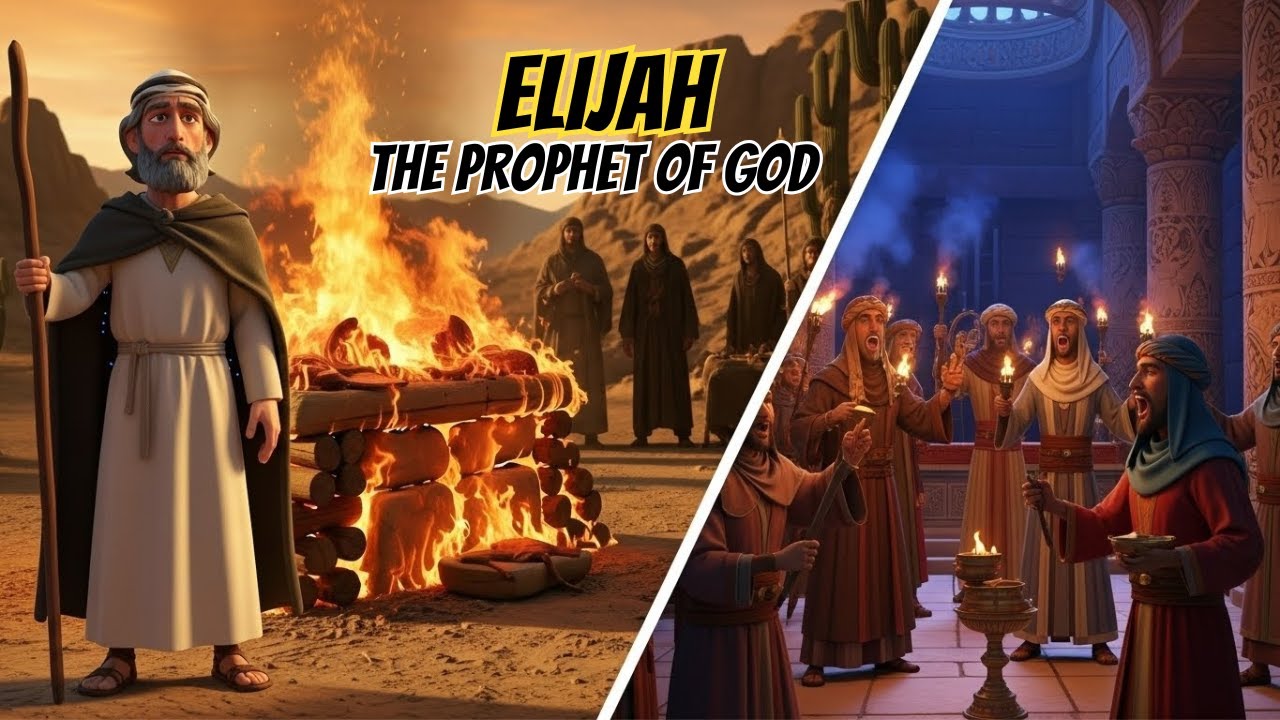 The Story of Elijah & the Prophets of Baal (Animated Bible Movie) | Prophet of Fire | 1 Kings 18