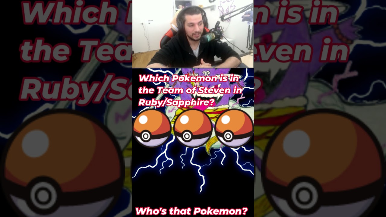 WHO'S THAT POKEMON?! TEAM OF STEVEN Edition