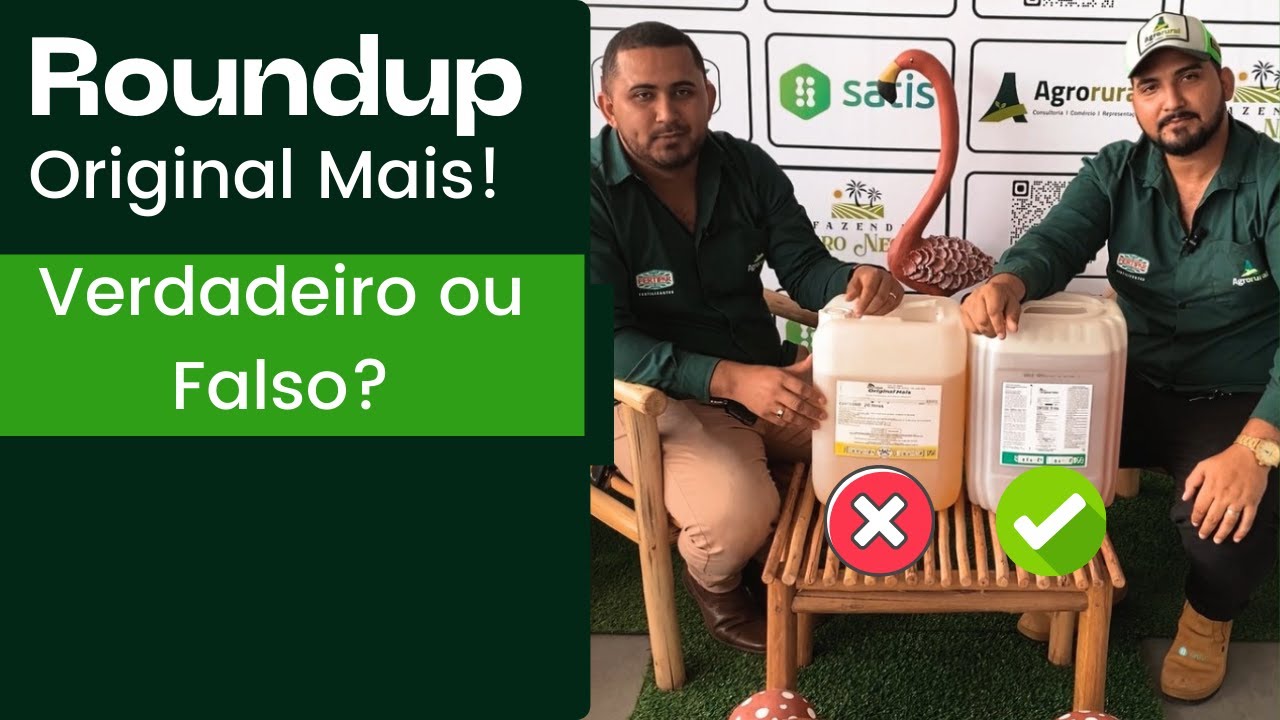 Roundup Original Mais. Descubra &agrave;s diferen&ccedil;as entre o verdadeiro e o falso!
