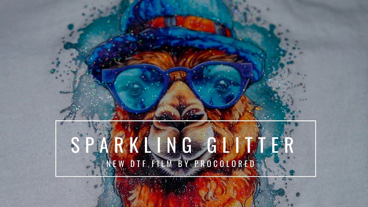 Make Your T-Shirts Pop - DTF Glitter Film