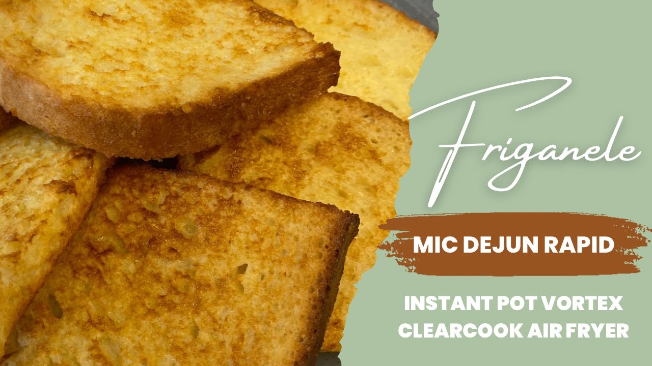Friganele la air fryer Instant Pot, fara ulei. Mic dejun rapid