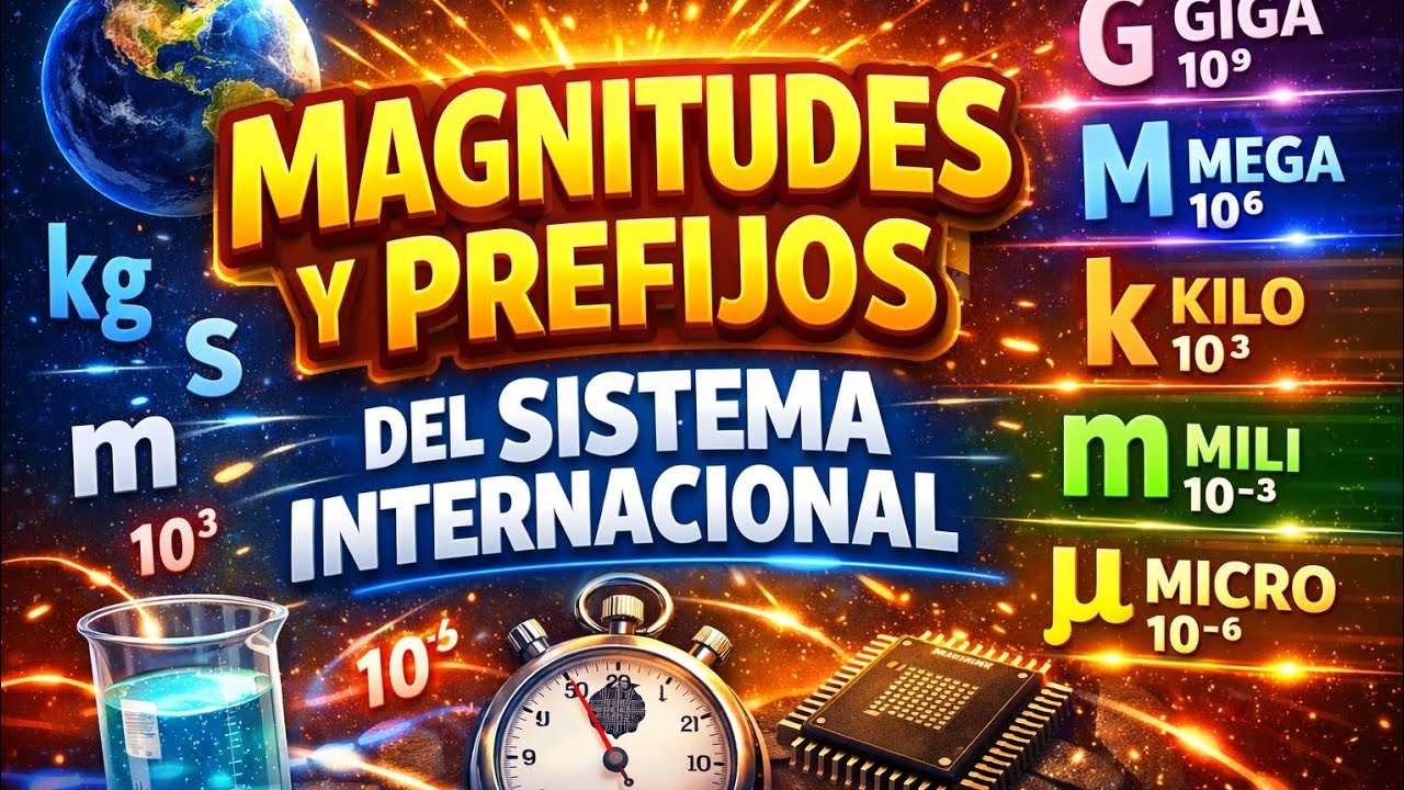 Magnitudes del Sistema Internacional de medidas y Uso de Prefijos SI