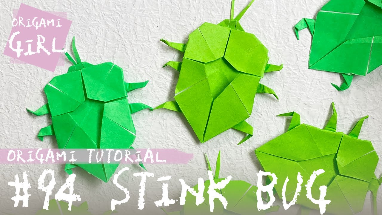 Origami - How To Make a  Stinkbug