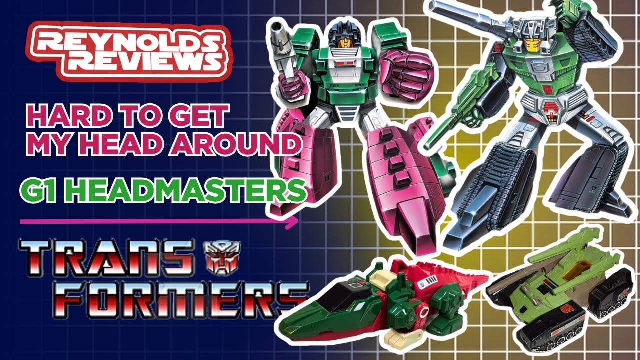 1987 G1 Headmasters, Skullcruncher and Hardhead @mangafandanga7427 #80stoys #80scartoons #hasbro