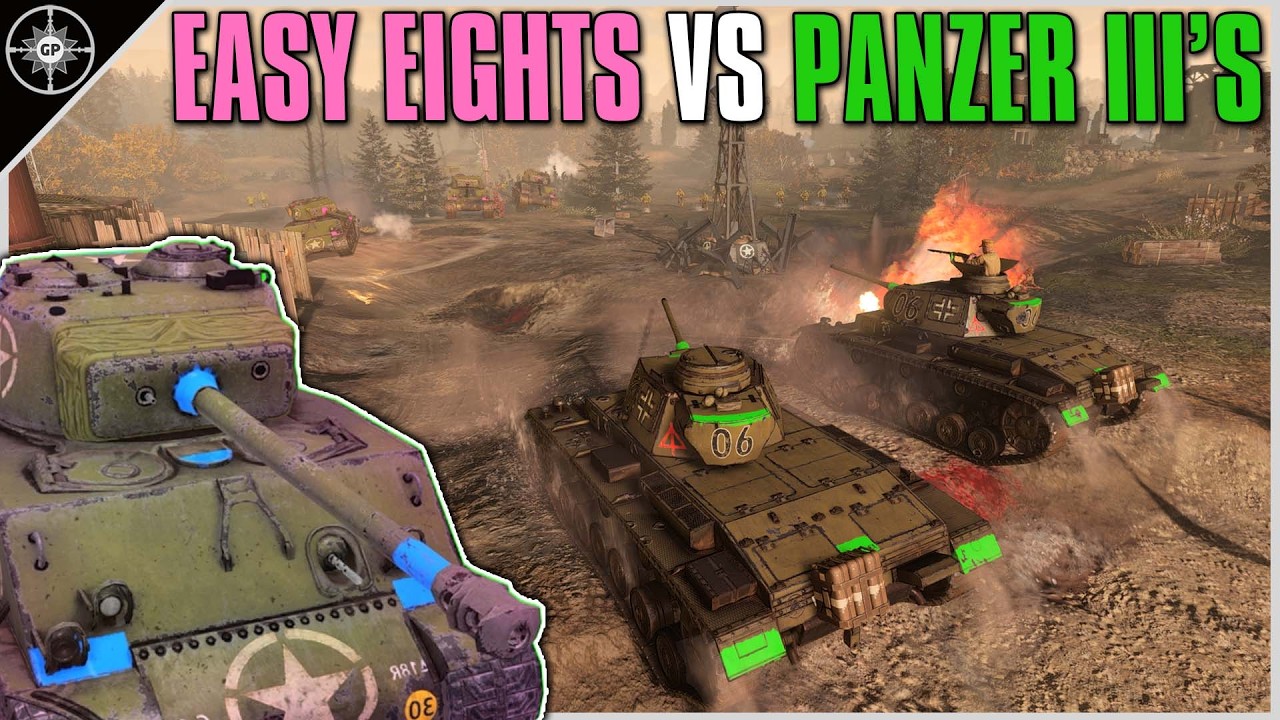Panzer III's Fight for Their Life Against Easy Eights! | Company of Heroes 3 Multiplayer
