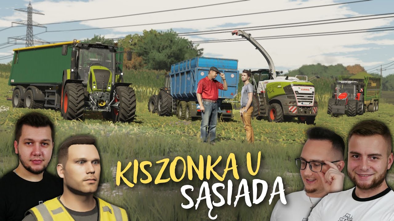 POMAGAMY U SĄSIADA przy KISZONCE 😱 KOMBAJNISTA DRIFTER🌾