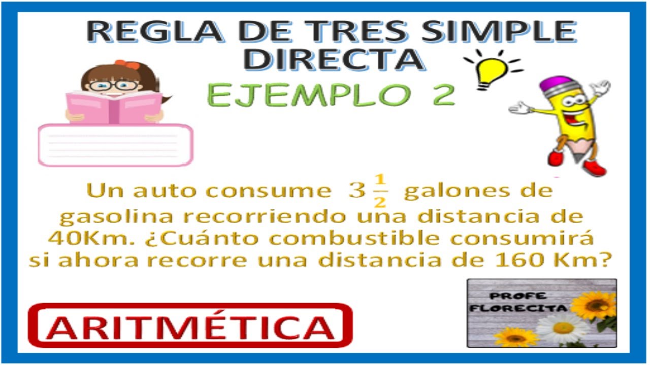 REGLA DE TRES SIMPLE DIRECTA📝 EJERCICIO 2✏️Ejercicios de regla de tres SUPER FÁCIL🌻