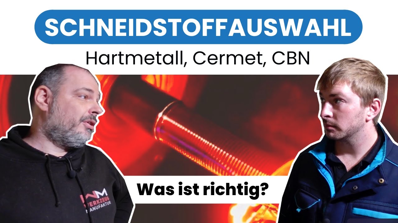 Richtiger Schneidstoff beim Hartdrehen // Vergleich Hartmetall, Cermet und CBN
