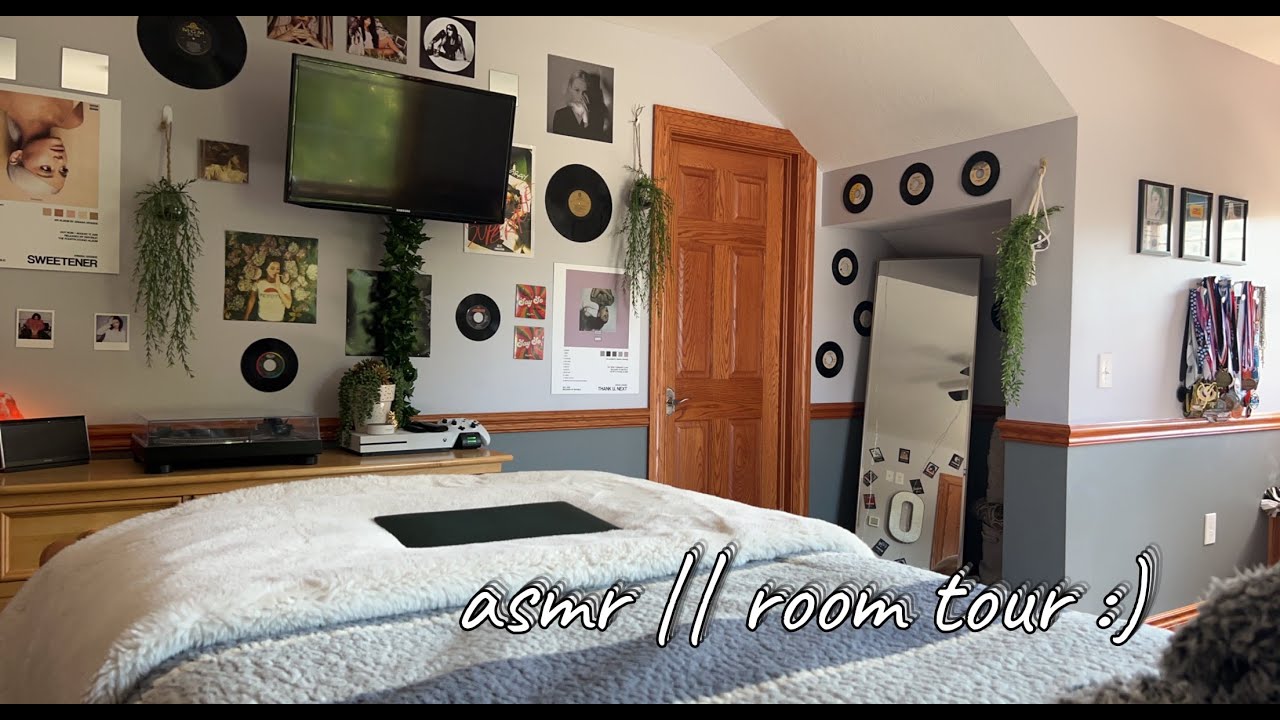 asmr || room tour! (whispered) 🤍