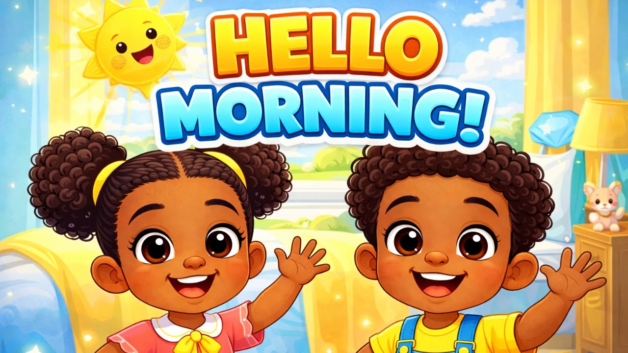 Hello in the Morning ☀️ | Greeting Song for Kids | Kind Words Nursery Rhyme