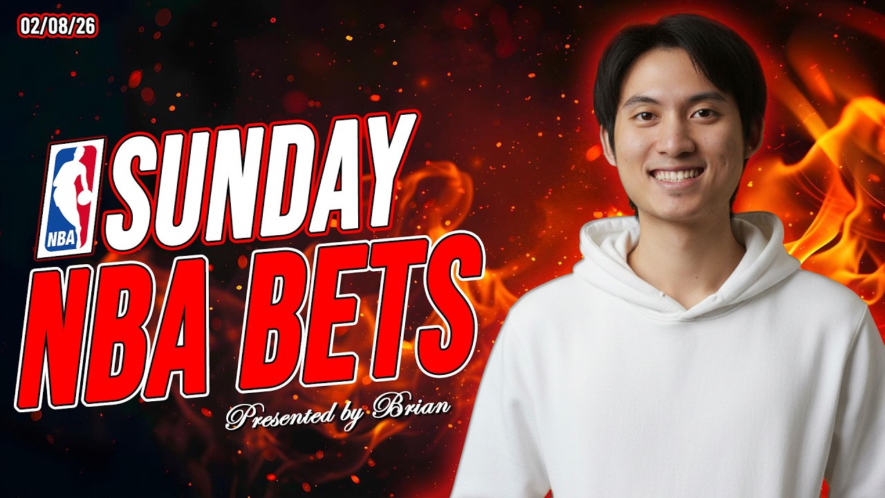 (9-1 RUN🔥) NBA PICKS TODAY | SUNDAY | 02/08/26 | FREE NBA Best Bets, Player Props, & Predictions