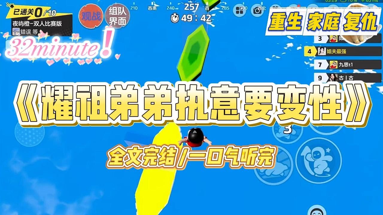 《耀祖弟弟执意要变性》我爸妈想生儿子凑个好字，在生下第八个女儿后，他们终于迎来了我九弟耀祖。#小说 #故事 #爽文 #大女主 #重生 #复仇 #现实情感 #家庭