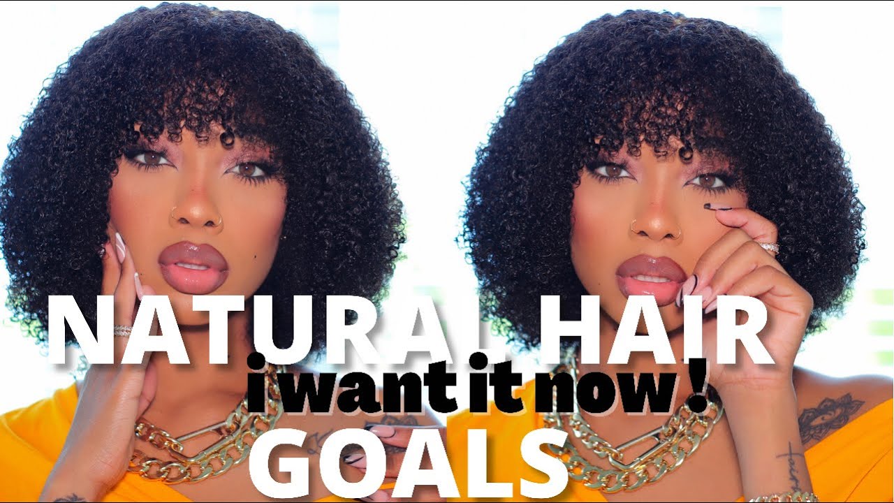 NATURAL HAIR GOALS NOW‼️Why Wait!! THIS IS SCALP!  13*6 Kinky Curly- ft HerGivenHair