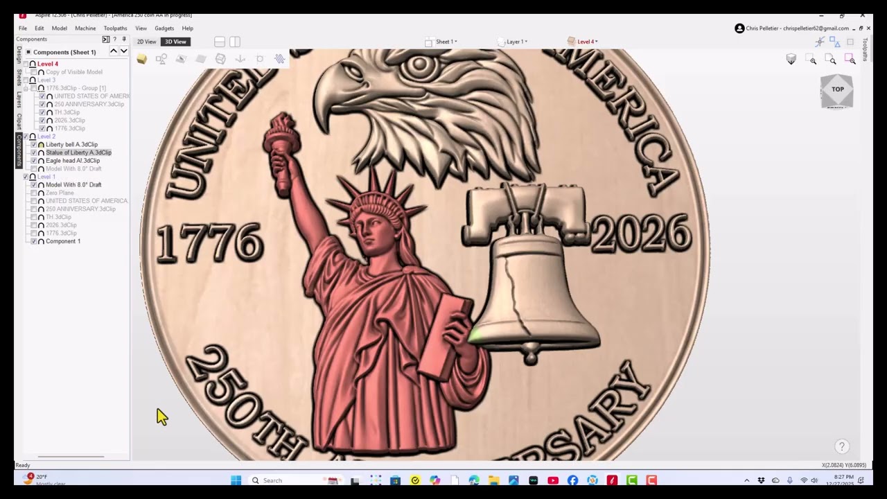America 250-coin build