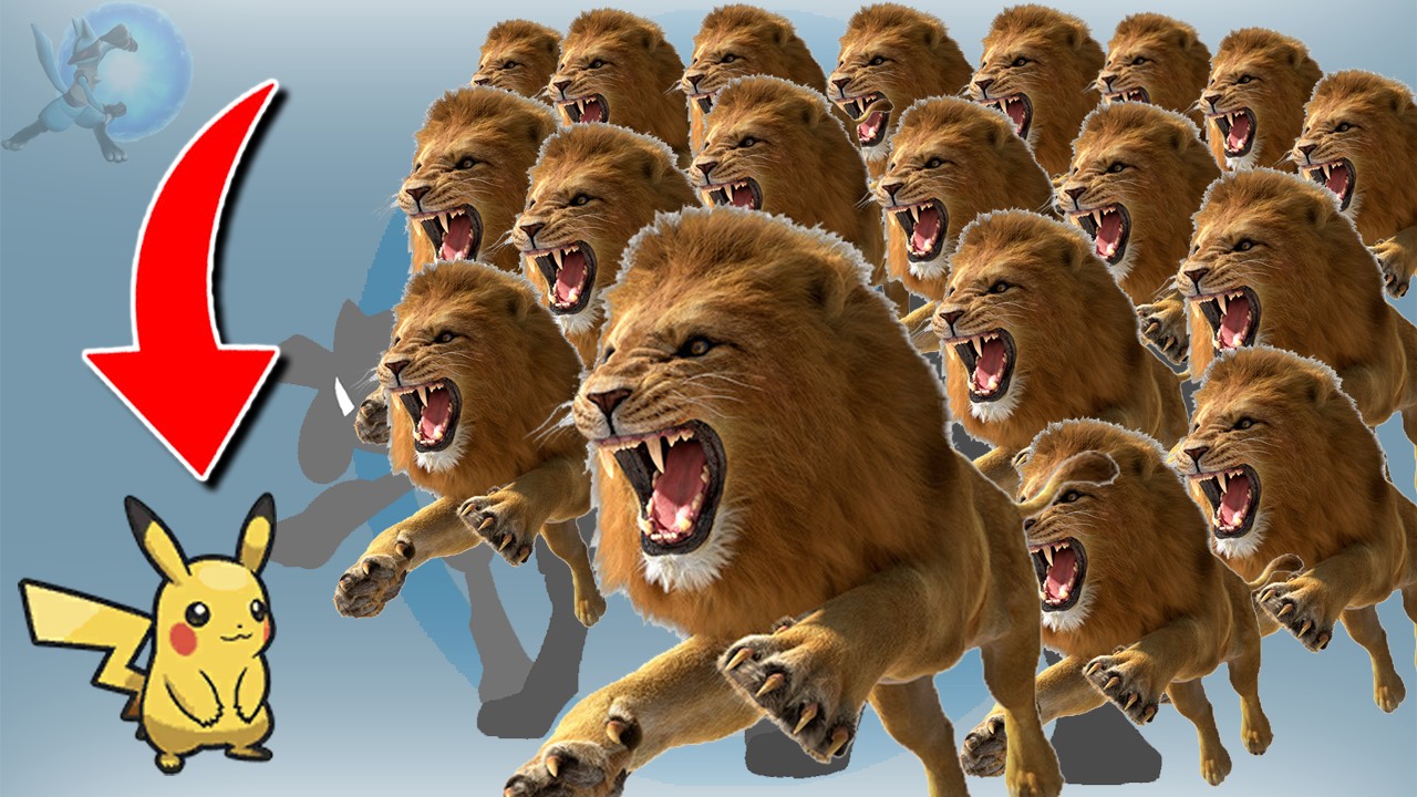 Can a Pokémon beat 1 BILLION Lions? [Gen 1]