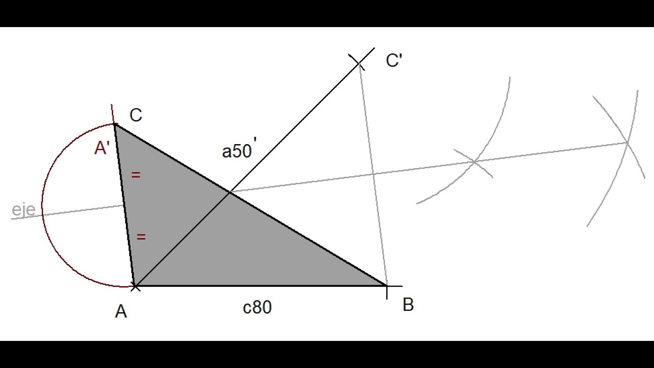 Triángulo Escaleno dados dos lados y la diferencia de dos ángulos.