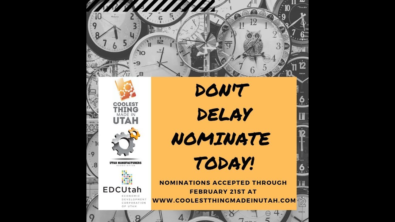 Coolest Thing Made In Utah Contest - Nominate Today!