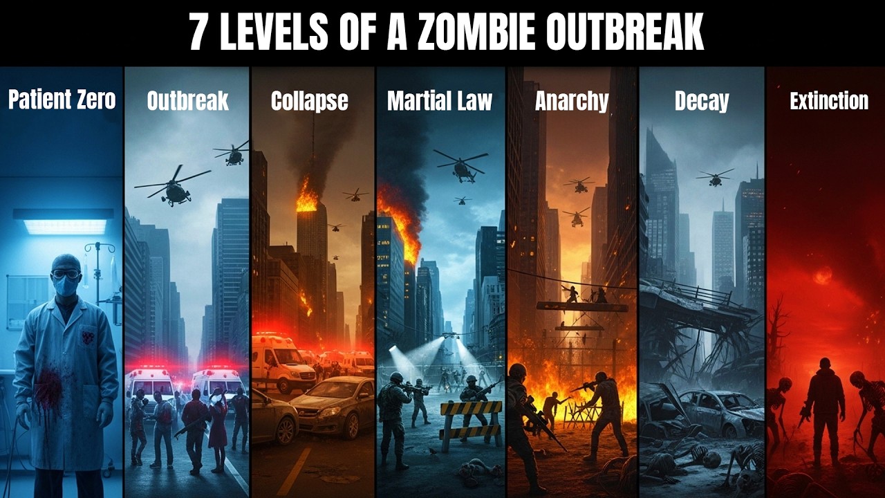7 Levels of a Zombie Outbreak
