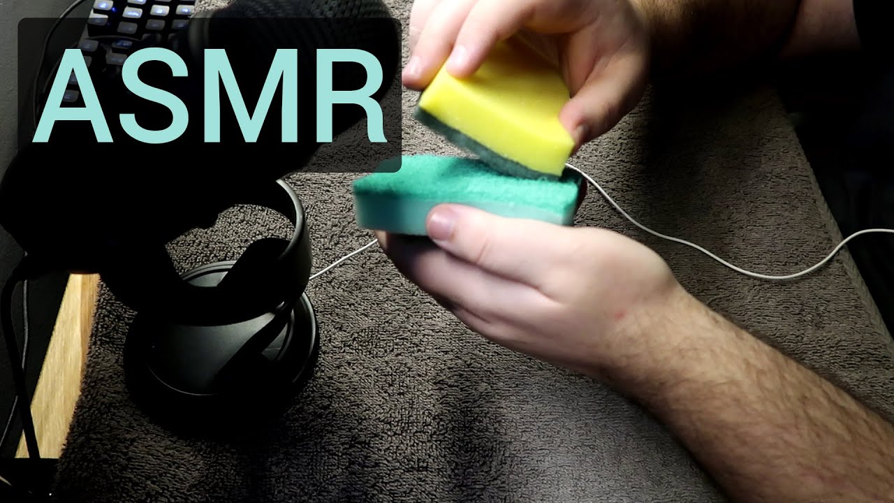 ASMR Esponjas e Carpet Scratching
