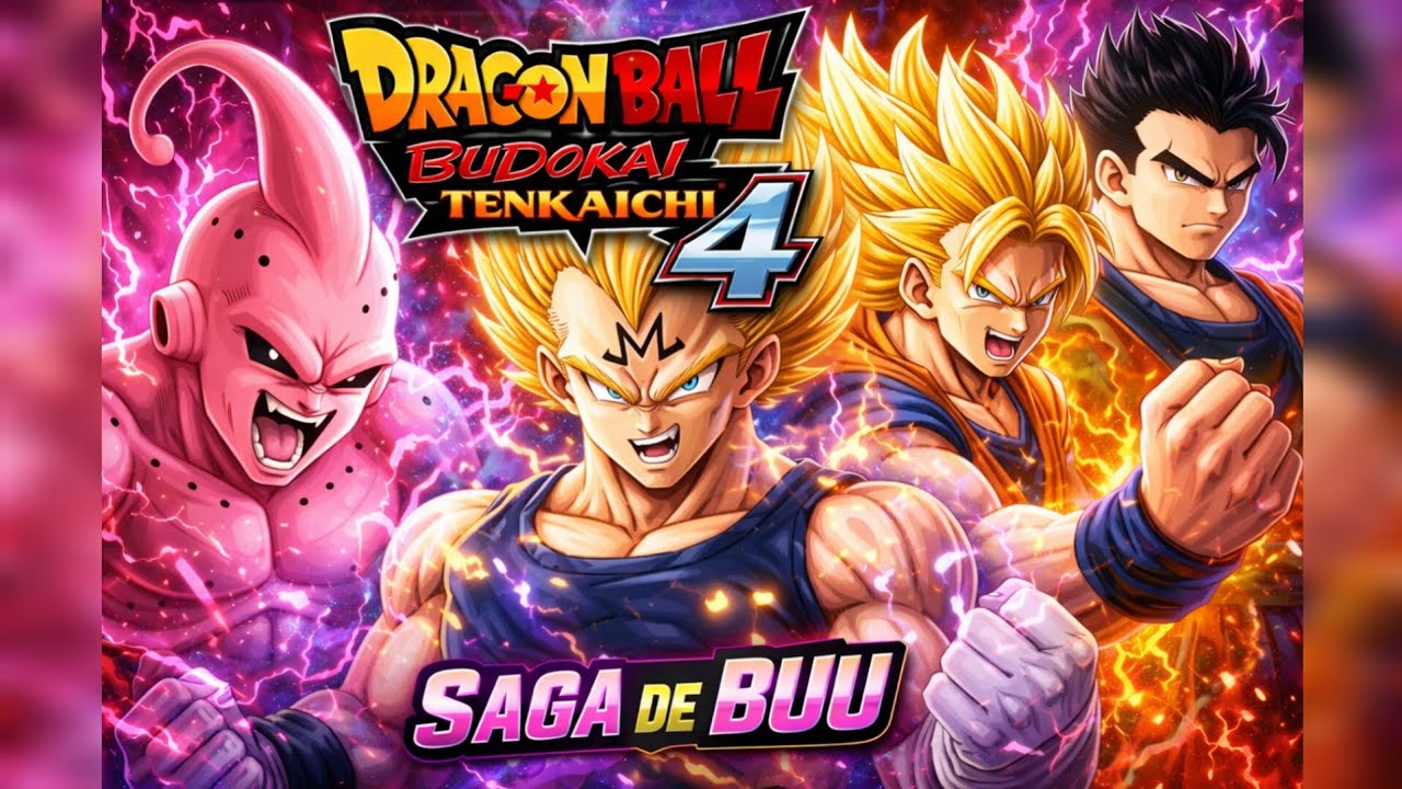 Dragon Ball Z Budokai Tenkaichi 4 Modo Historia Saga De Majin Boo EN Español Latino