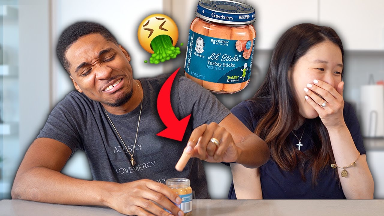 Trying Baby Food For The First Time!