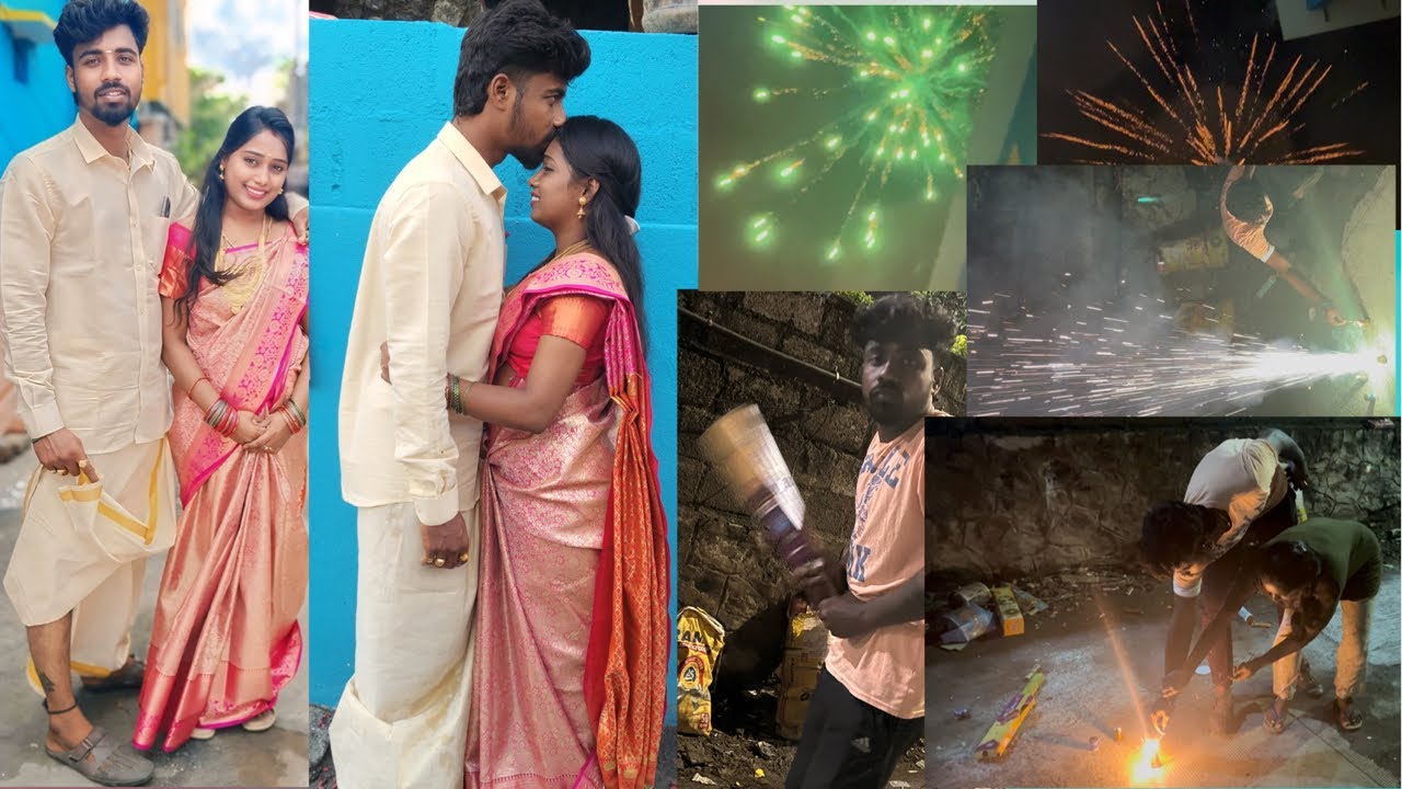 Thala Diwali celebration vedio || crackers fun reels 