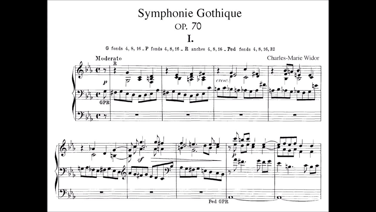 Widor: Symphonie gothique op. 70 - I. Moderato