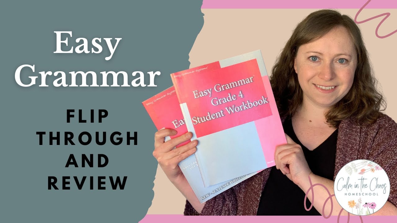 EASY GRAMMAR CURRICULUM REVIEW | Flip Through of Easy Grammar Grade 4 and Easy Grammar Plus