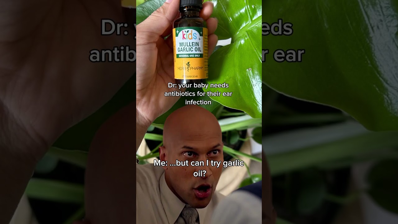 Garlic oil is the best all natural ear infection healer 👏🏻