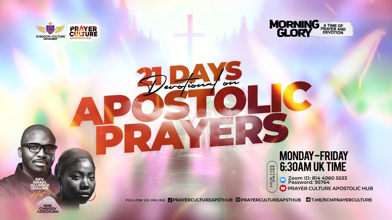 Morning Glory: Apostolic Prayers | Rev Israel Olumide Isiavwe| Prayer Culture Apostolic Hub|23/01/26