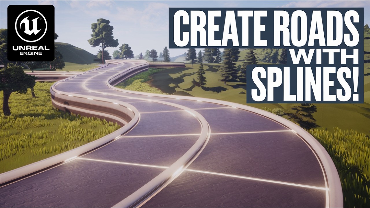 How to Make Roads Splines in Unreal Engine 5