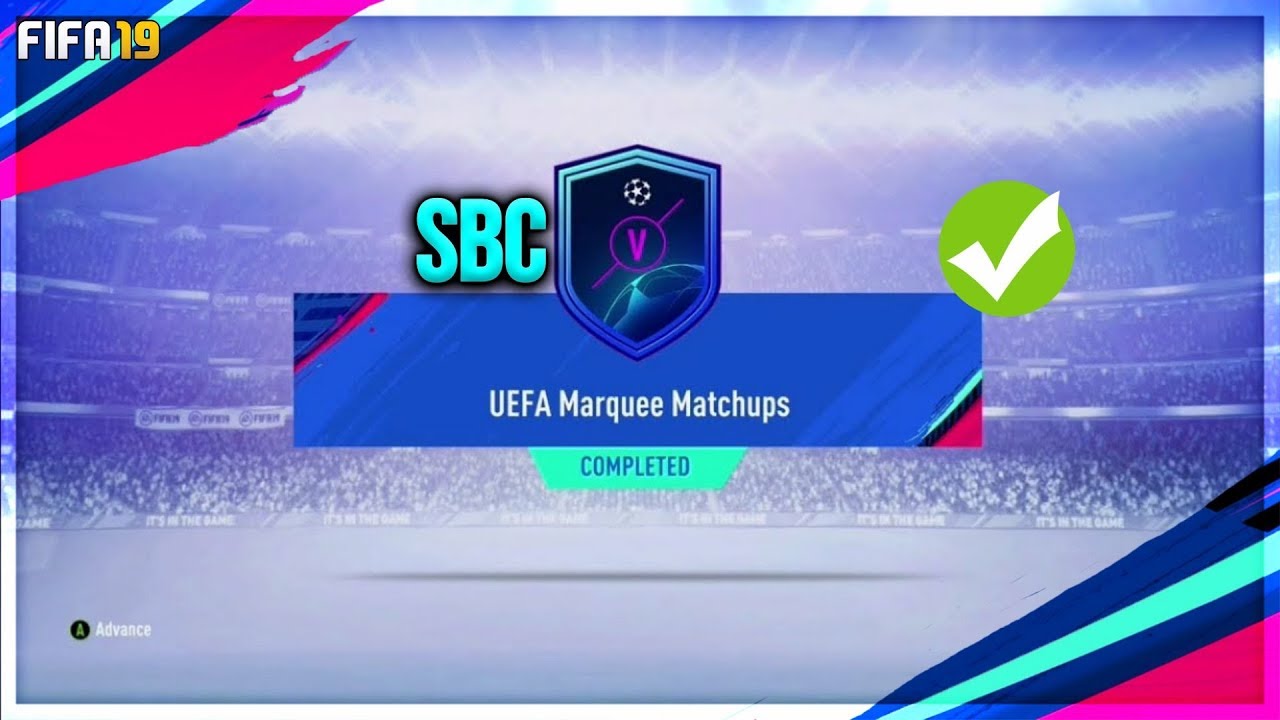 UEFA Marquee Matchups Completed - Cheaper Than Futbin - Fifa 19