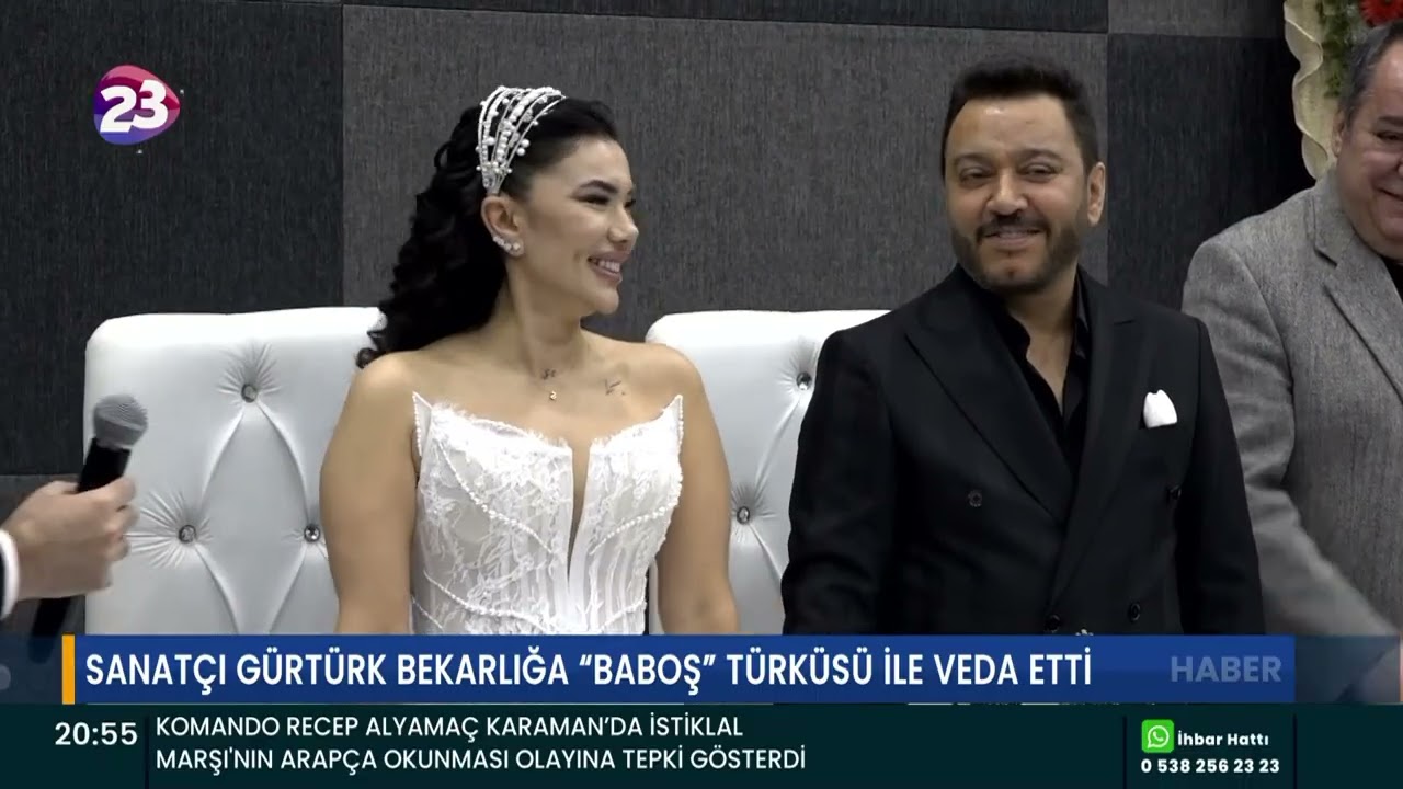 SANATÇI GÜRTÜRK BEKARLIĞA “BABOŞ” TÜRKÜSÜ İLE VEDA ETTİ