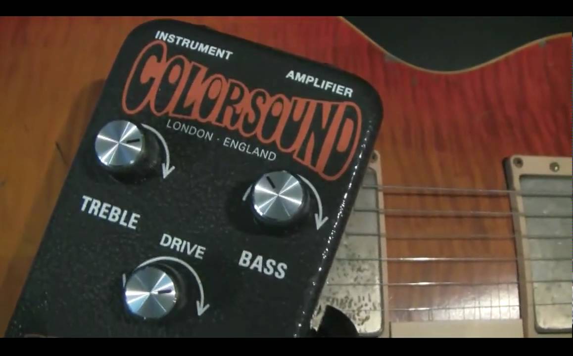 The Colorsound Overdriver Pedal