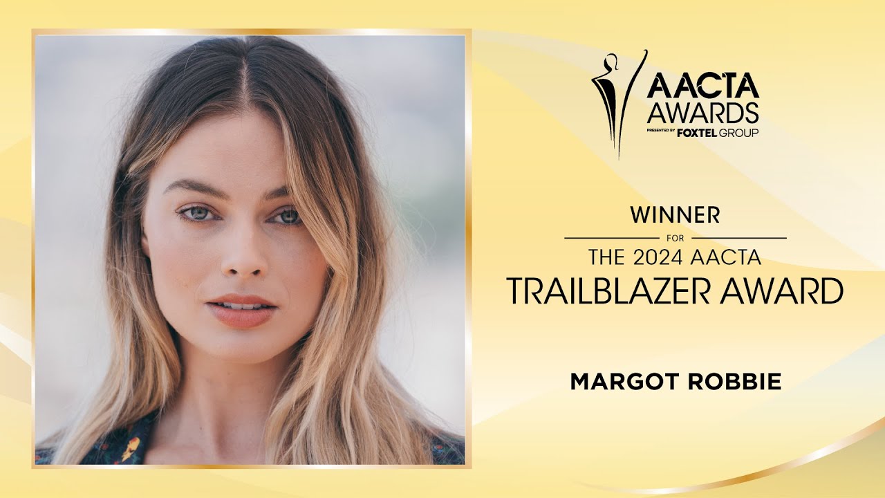 Марго Робби получает награду Trailblazer Award на церемонии вручения премии AACTA Awards 2024