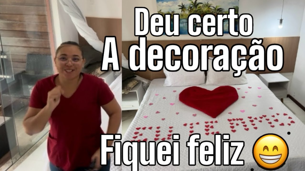 “Decoração romântica surpresa ❤️ você precisa ver o final ‘’