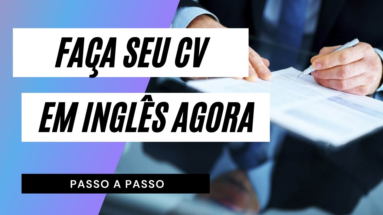 Como fazer seu CV em INGLÊS para TRABALHAR EM NAVIO.
