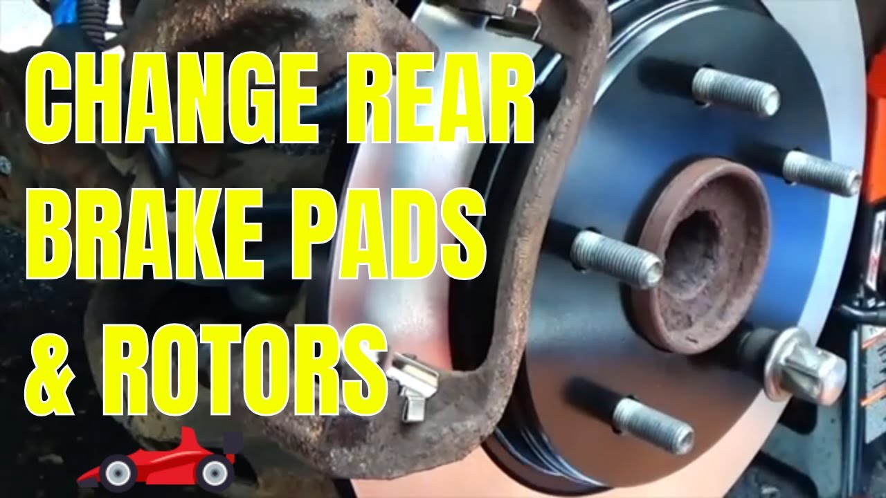 How to Change REAR Brake Pads & Rotors - Town and Country
