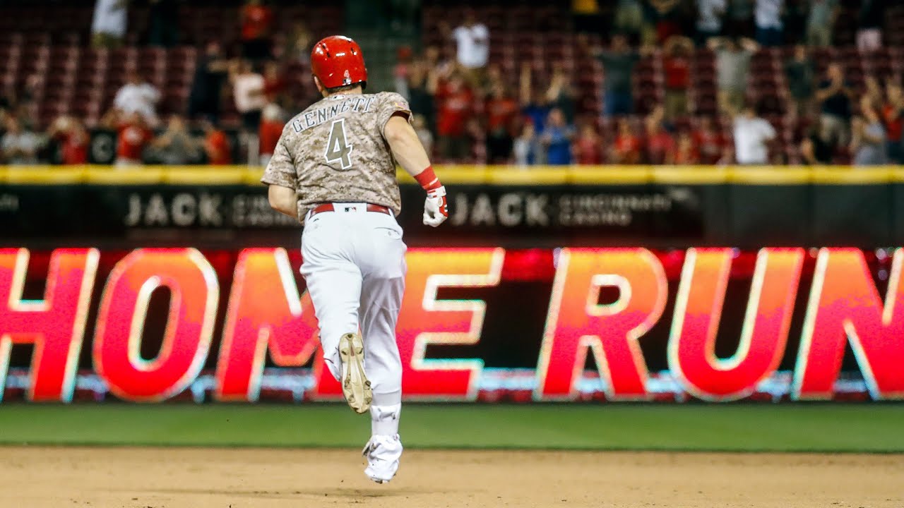Scooter Gennett's four-homer, 10-RBI game
