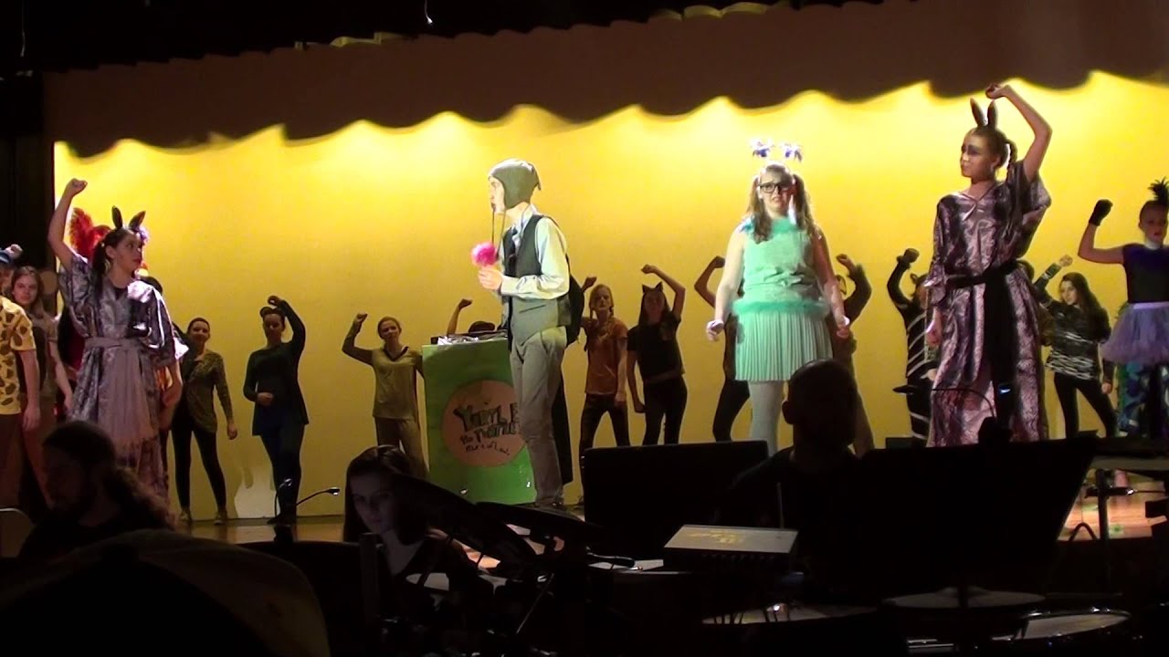 Julie as Yertle the Turtle - Suessical 2015
