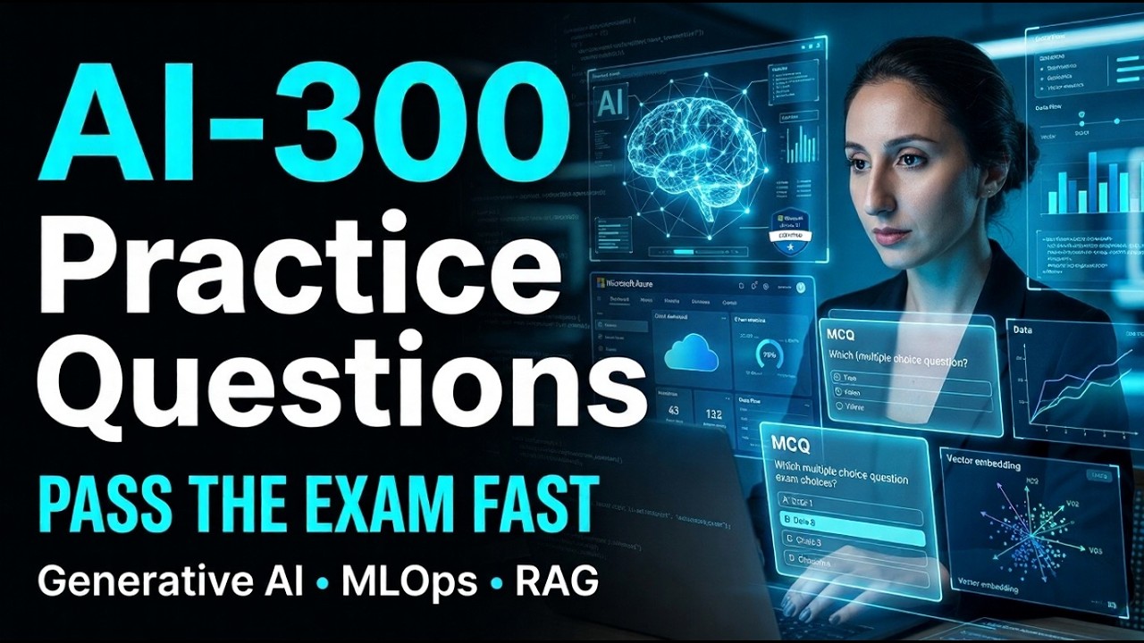 Microsoft AI-300 Questions Updated 2026 | MLOps or Generative AI Solutions Practice Questions