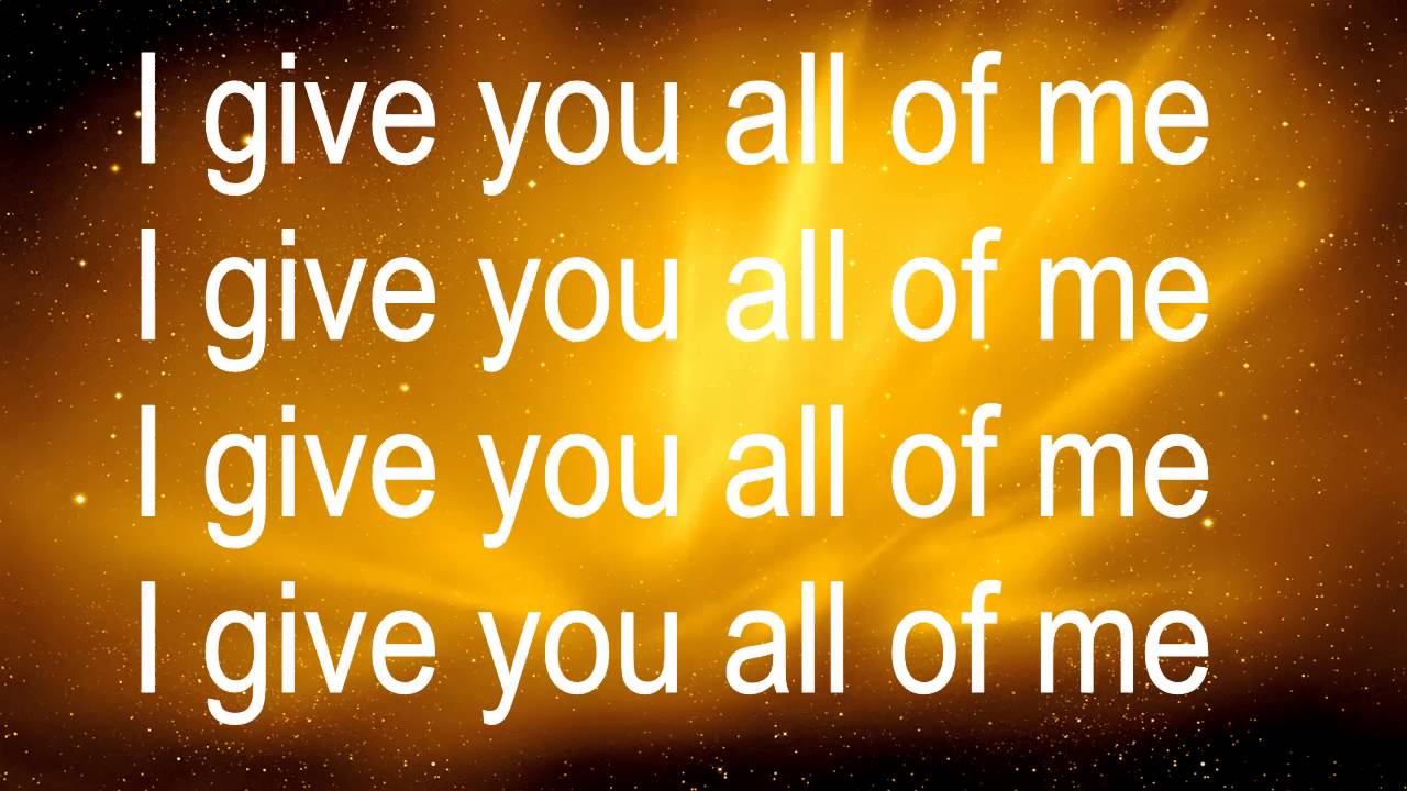 Witholding Nothing - William McDowell