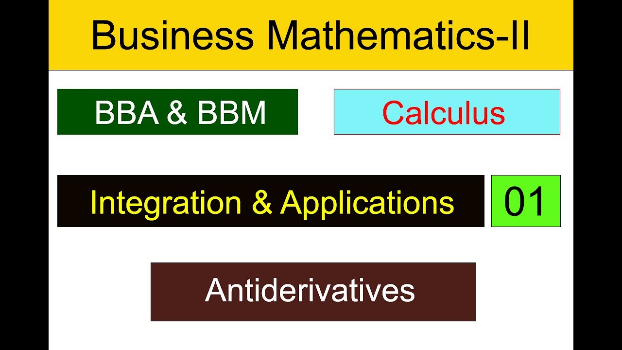 Business Mathematics 2 || solution of integration for BBA, BBM || #bba || #bbm || #integration